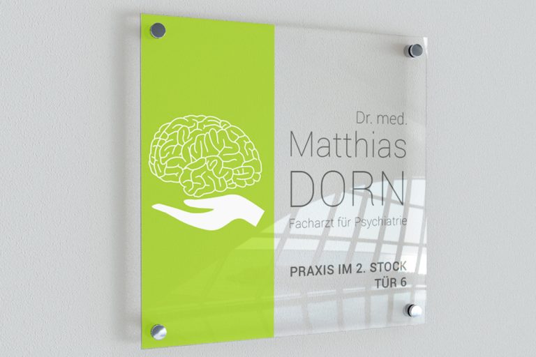 Dr. DORN Ordinations-Schild