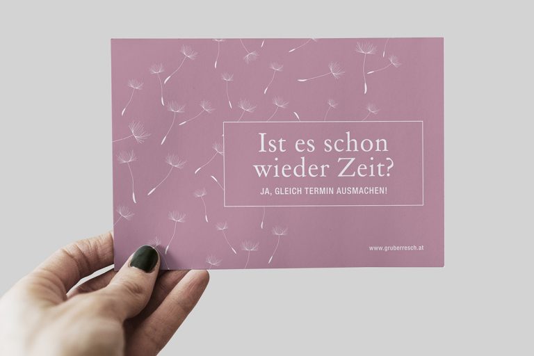 Dr. Gruber-Resch Erinnerungskarte