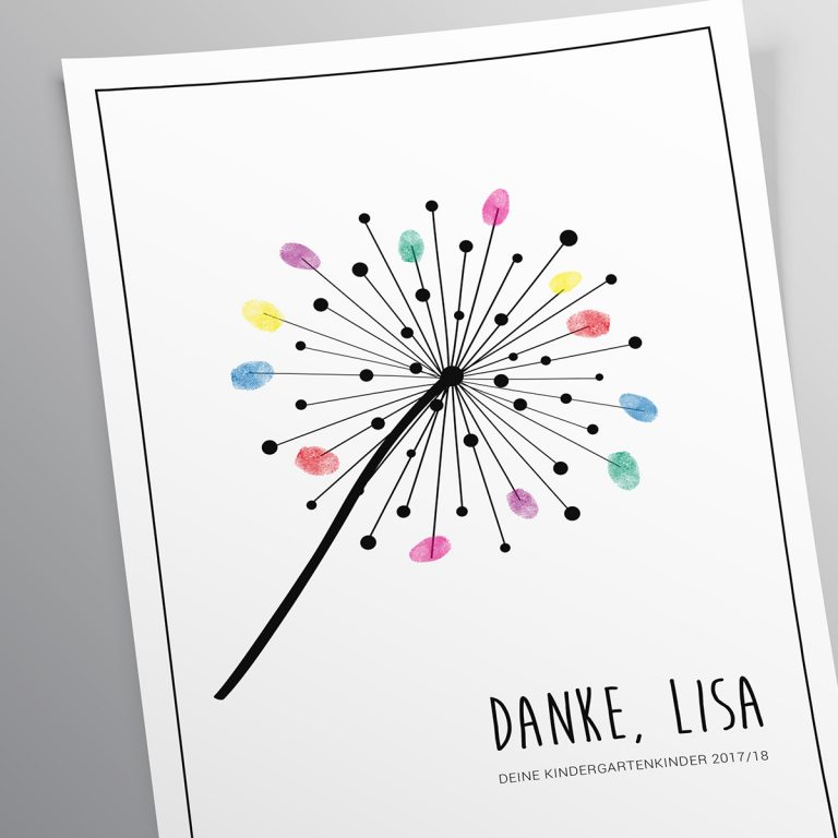 Plakat Kindergarten-Abschied