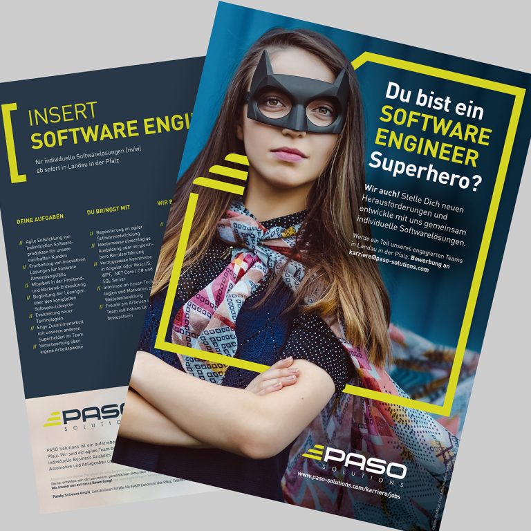 PASO Solutions Stelleninserat Software Engineer